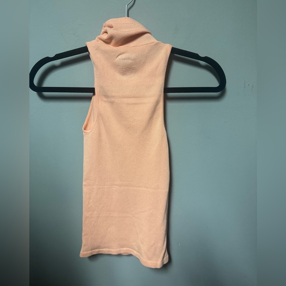 Free People Always Ready Seamless Turtleneck Tank in Morning Sun retail $40 NWOT - Picture 6 of 6